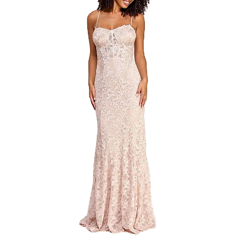 evening gowns for hourglass figures-City Studio Womens Juniors Full Length Lace Evening Dress evening gowns for hourglass figures-City Studio Womens Juniors Full Length Lace Evening Dress