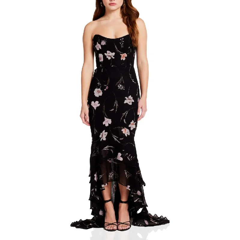 shimmer evening dresses for parties-Katie May Womens Hi-Low Strapless Evening Dress shimmer evening dresses for parties-Katie May Womens Hi-Low Strapless Evening Dress