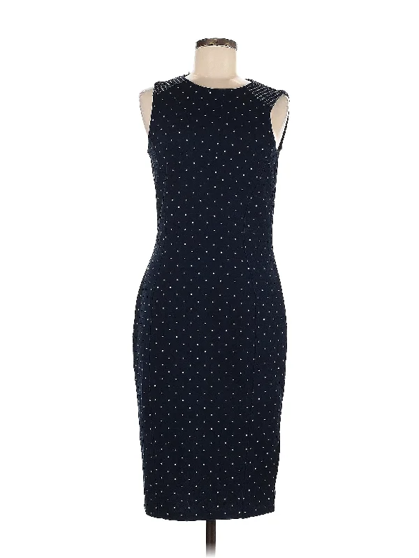 cocktail dress with jeweled neckline-Cocktail Dress