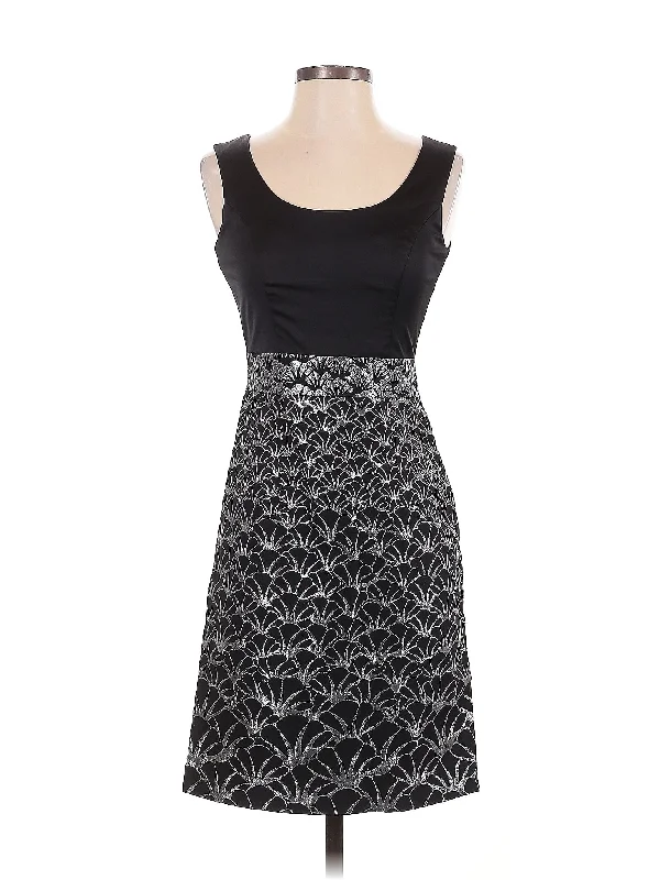 cocktail dress with handkerchief hem-Cocktail Dress