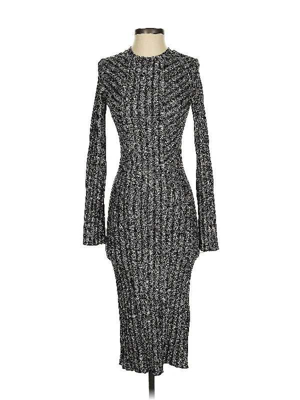 cocktail dress with side frills-Cocktail Dress