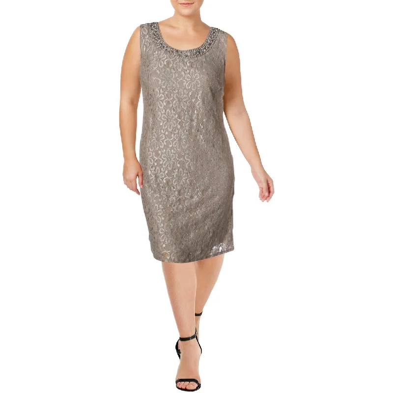 cocktail dress for leadership dinners-R&M Richards Womens Plus Lace Glitter Cocktail Dress cocktail dress for leadership dinners-R&M Richards Womens Plus Lace Glitter Cocktail Dress