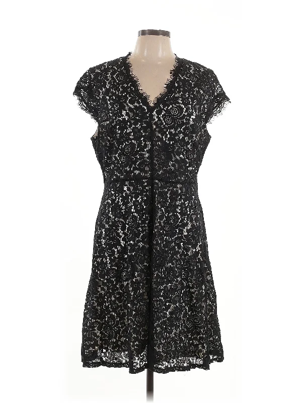 cocktail dress with geometric cutouts-Cocktail Dress