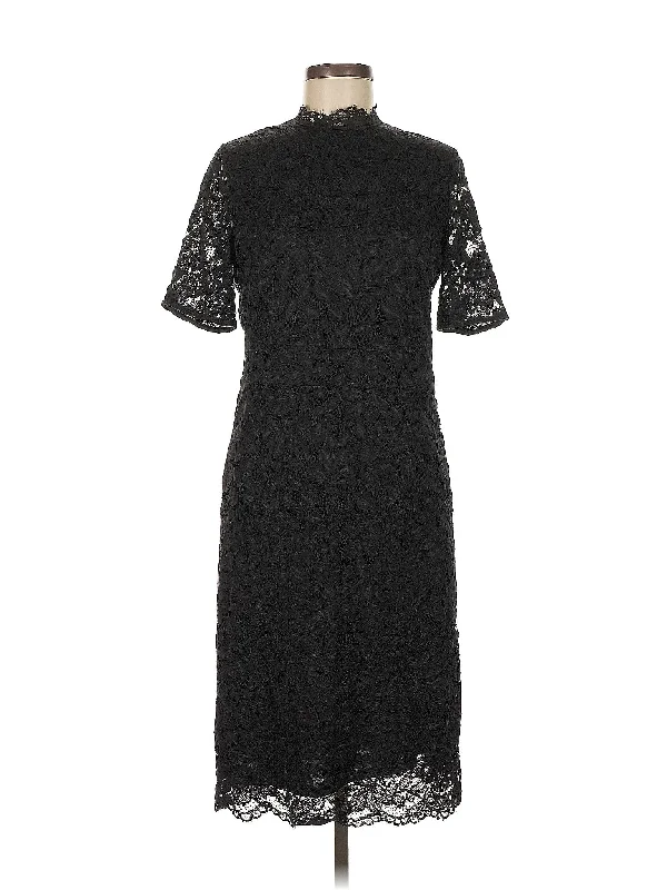 cocktail dress with cape detail-Cocktail Dress