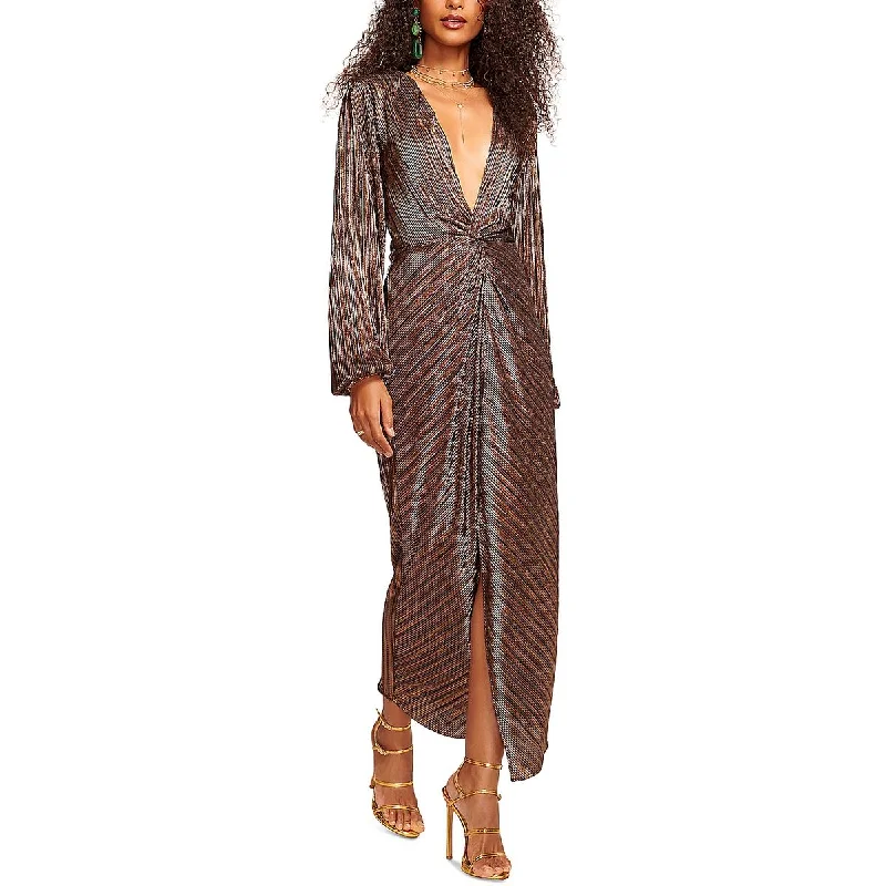 evening dress for book launches-Ramy Brook Womens Sutton Metallic Long Evening Dress evening dress for book launches-Ramy Brook Womens Sutton Metallic Long Evening Dress