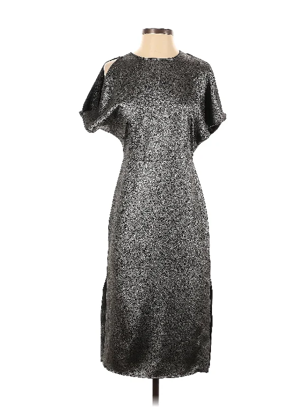 cocktail dress with side ruching-Cocktail Dress