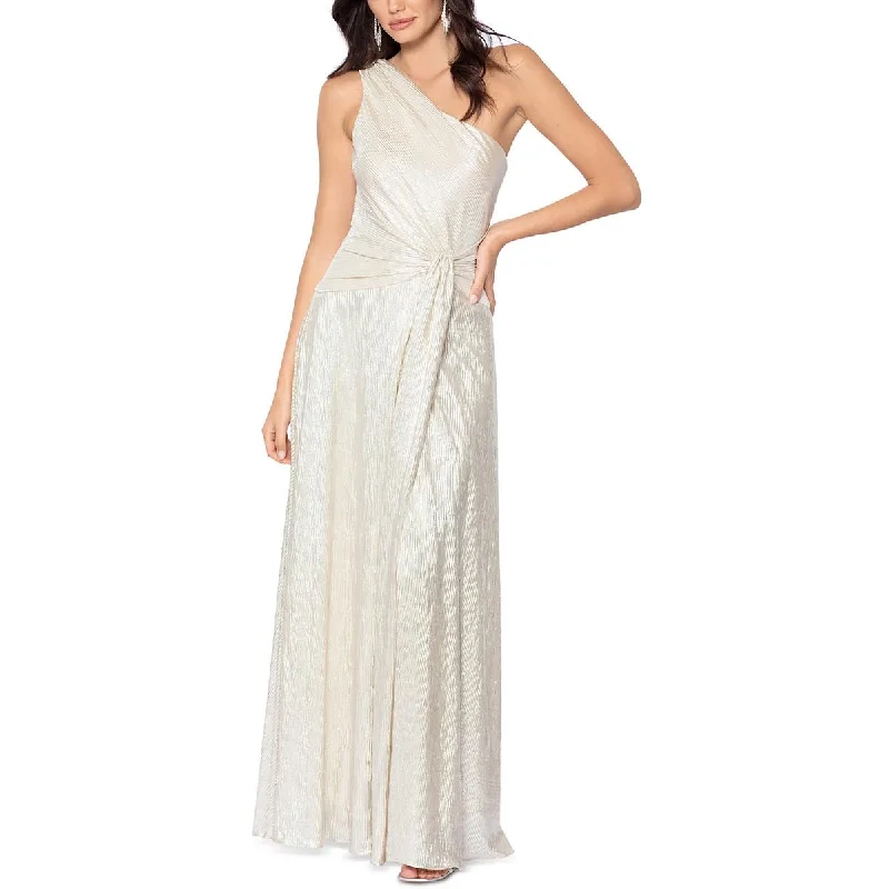evening dress for leadership summits-Betsy & Adam Womens Metallic One Shoulder Evening Dress evening dress for leadership summits-Betsy & Adam Womens Metallic One Shoulder Evening Dress