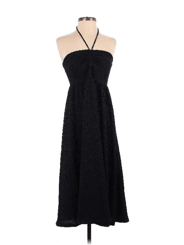 cocktail dress with side ruffles-Cocktail Dress