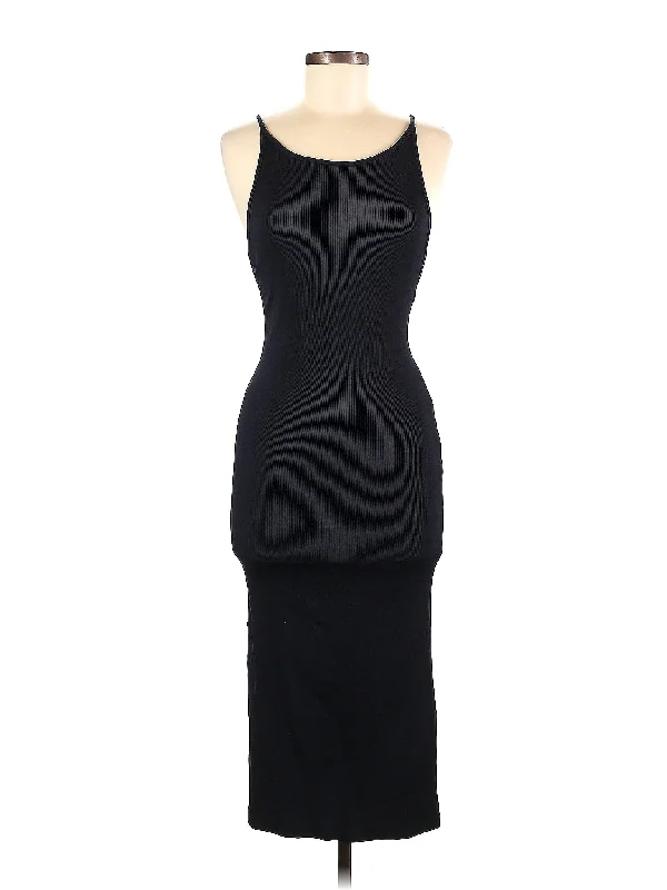cocktail dress with side gathers-Cocktail Dress