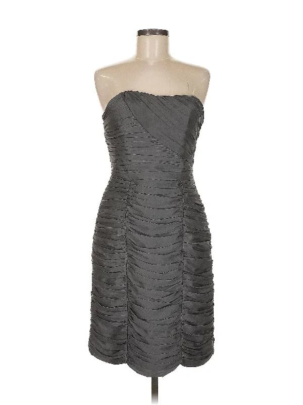 cocktail dress with side frills-Cocktail Dress