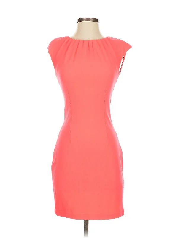 cocktail dress with illusion neckline-Cocktail Dress