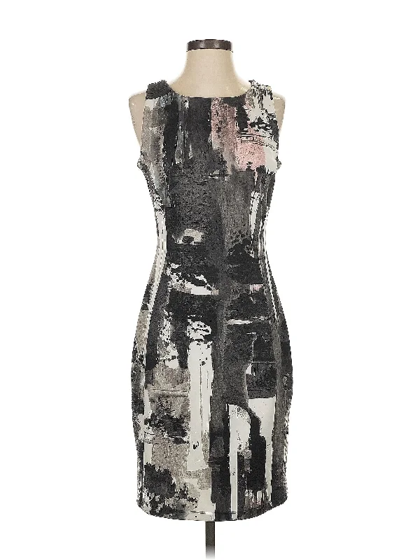 cocktail dress with side appliques-Cocktail Dress