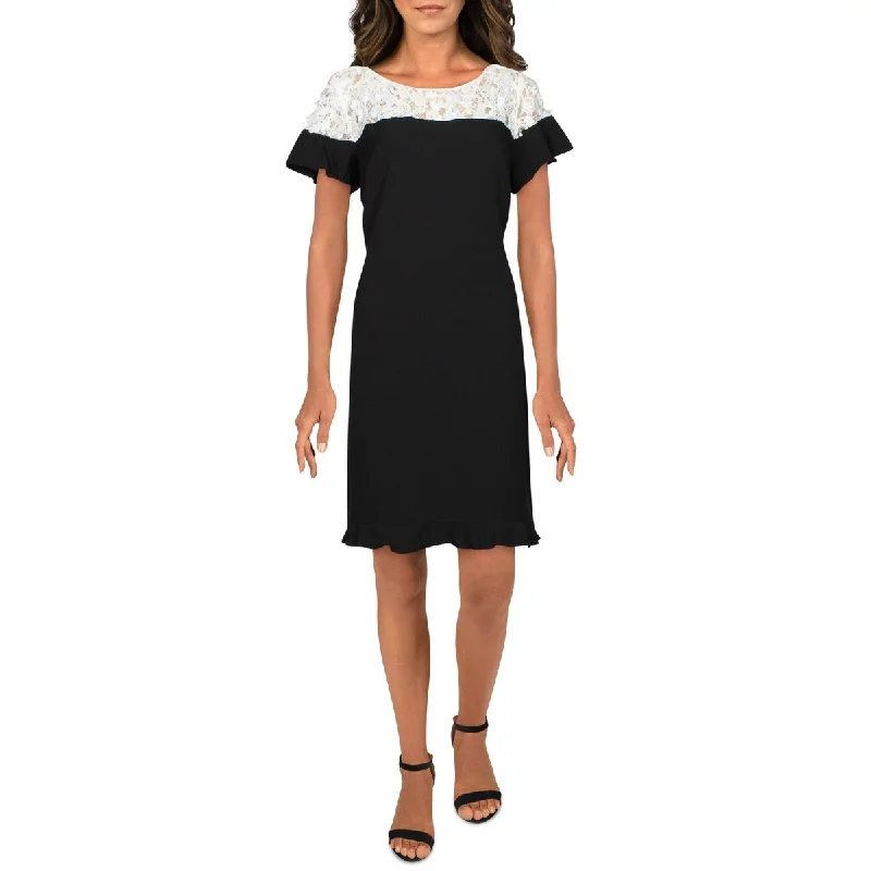 cocktail dress for product launches-Karl Lagerfeld Paris Womens Floral Lace Trim Cocktail Dress cocktail dress for product launches-Karl Lagerfeld Paris Womens Floral Lace Trim Cocktail Dress
