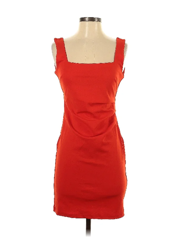 cocktail dress with draped neckline-Cocktail Dress