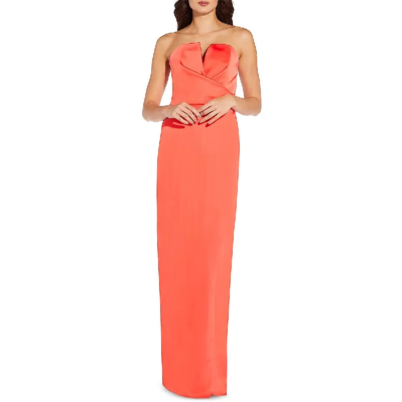 scalloped edge evening dresses-Aidan by Aidan Mattox Womens Sweetheart Column Evening Dress scalloped edge evening dresses-Aidan by Aidan Mattox Womens Sweetheart Column Evening Dress