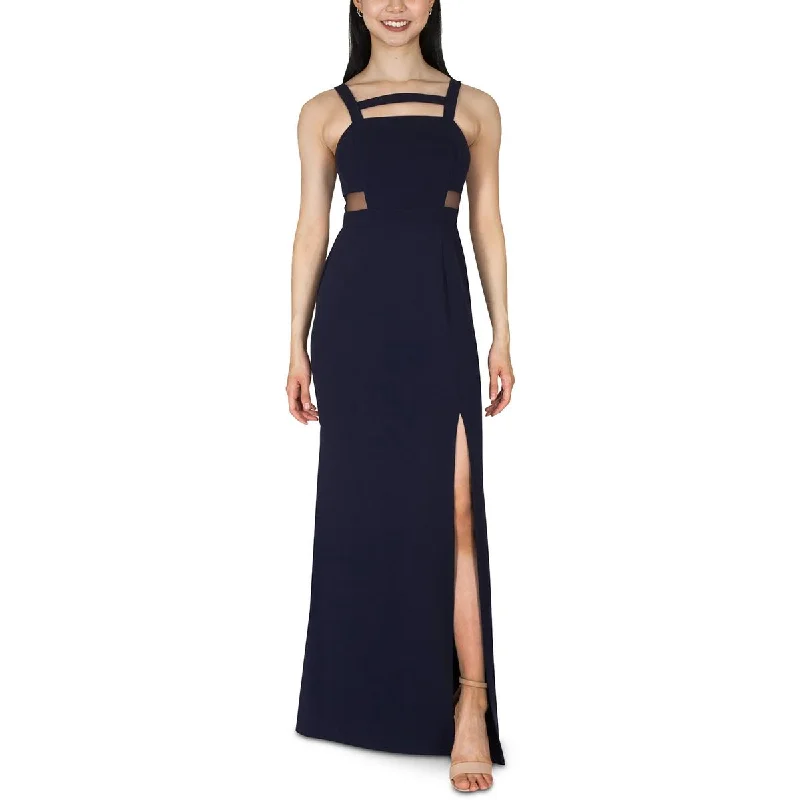velvet evening gowns for winter balls-Dear Moon Womens Juniors Caged Long Evening Dress velvet evening gowns for winter balls-Dear Moon Womens Juniors Caged Long Evening Dress