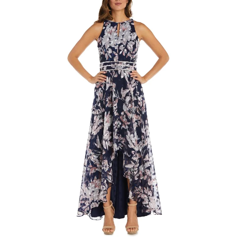 evening dress for theater premieres-R&M Richards Womens Halter Hi-Low Evening Dress evening dress for theater premieres-R&M Richards Womens Halter Hi-Low Evening Dress