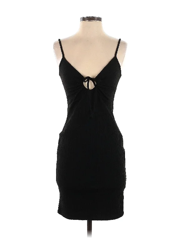 cocktail dress with side buttons-Cocktail Dress