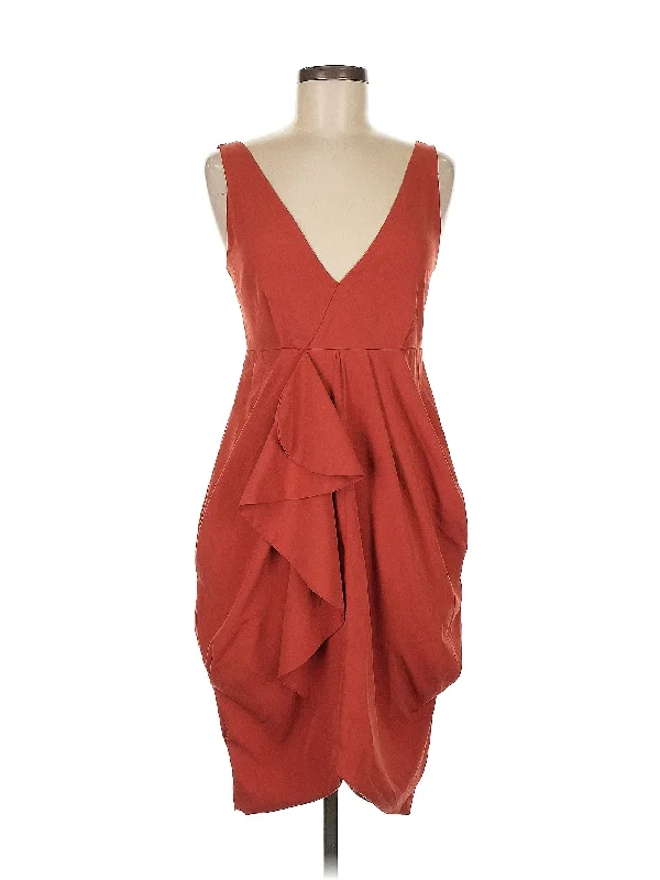 cocktail dress with side buttons-Cocktail Dress