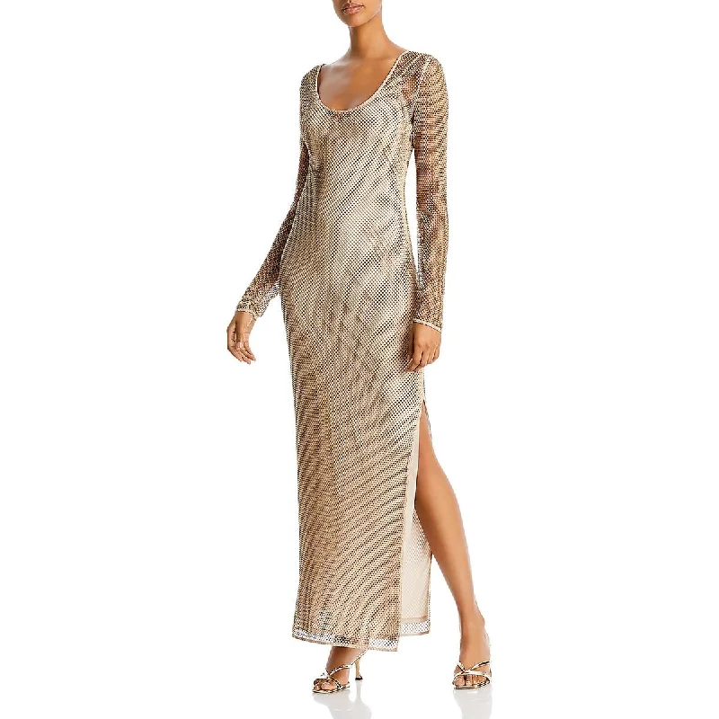 evening gowns with side panels-Ramy Brook Womens Lulu Embellished Maxi Evening Dress evening gowns with side panels-Ramy Brook Womens Lulu Embellished Maxi Evening Dress