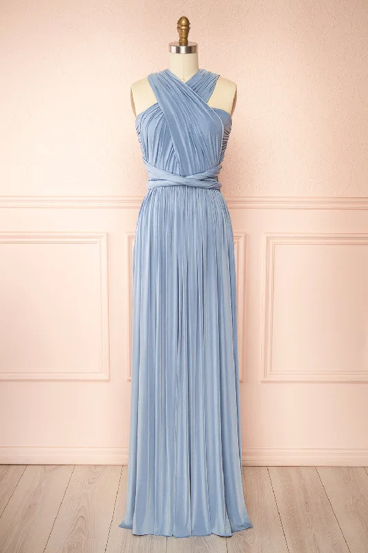 Dress for bridesmaid glamorous styles online -Kilda Blue | Convertible Maxi Dress