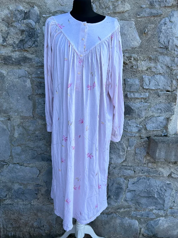 evening dress for startup mixers-80s floral nightdress uk 14-16
