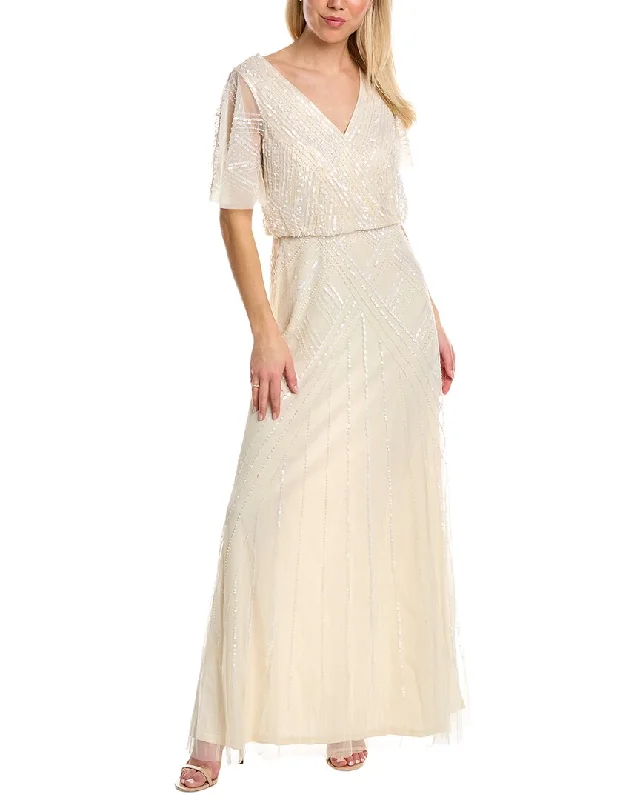 Party dress in metallic shades -Adrianna Papell Gown