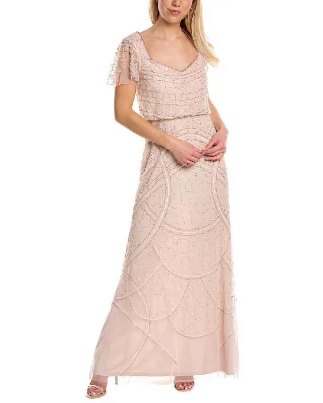 Party dress that is easy to pack -Adrianna Papell Gown