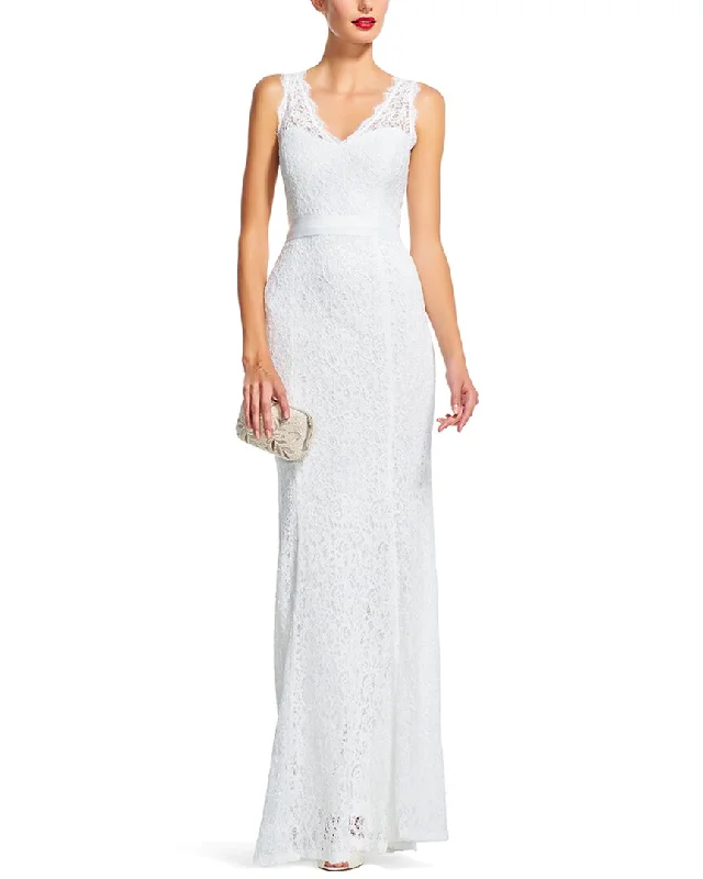 Party dress for destination party -Adrianna Papell Gown