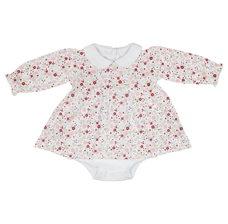 Party dress inspired by vintage -Hawthorne Floral Onesie Dress