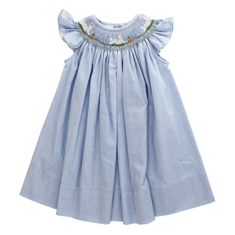Dress for party daytime event -Hippity Hoppity Smocked Bishop Dress
