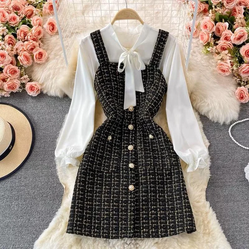 Dress for party current style -Barrow Tweed Dress
