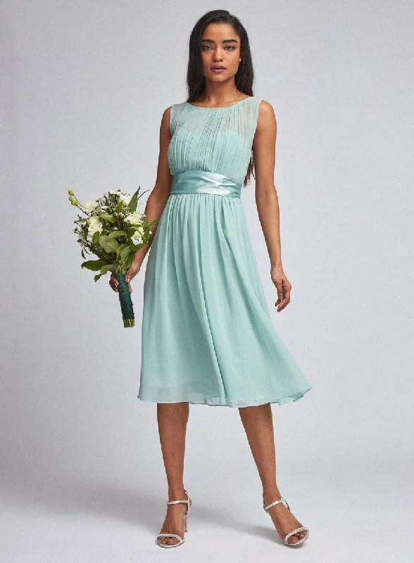 Party dress for a graduation celebration -Bethany Dress Green