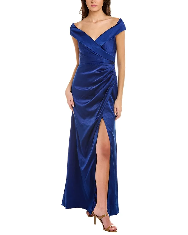 Party dress with a one-shoulder design -Black by Bariano Yvonne Gown