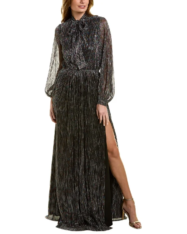 Dress for party dazzling style -Black Halo Solania Gown