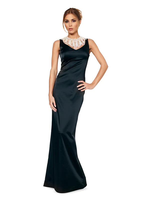 evening gowns with side buttons-Burda Evening and Bridal Wear 6866