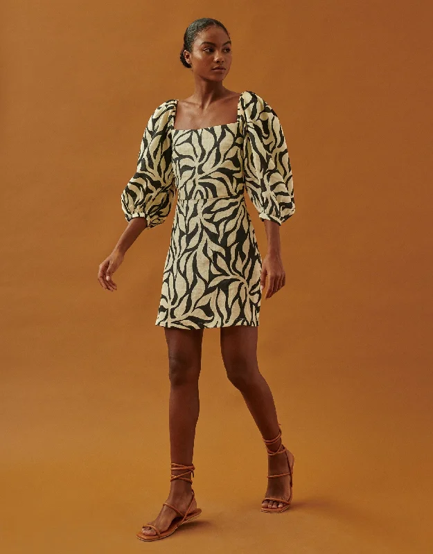 Party dress for masquerade ball -Pipa Linen Dress