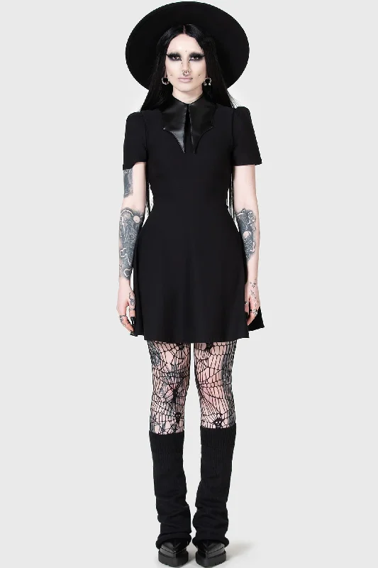 How to dress for a party -Chapel Collar Dress