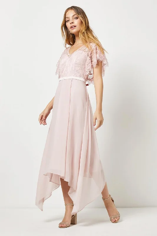 Party dress for a bachelorette party -Charlotte Pink Dress