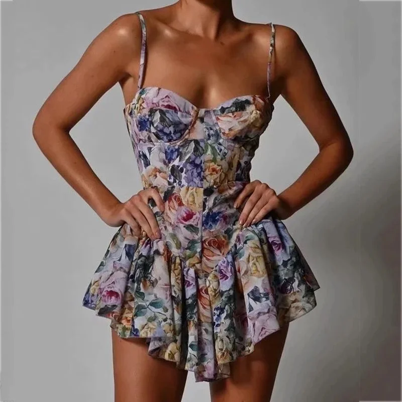 Party dress that is eco-friendly -Diana Floral Dress