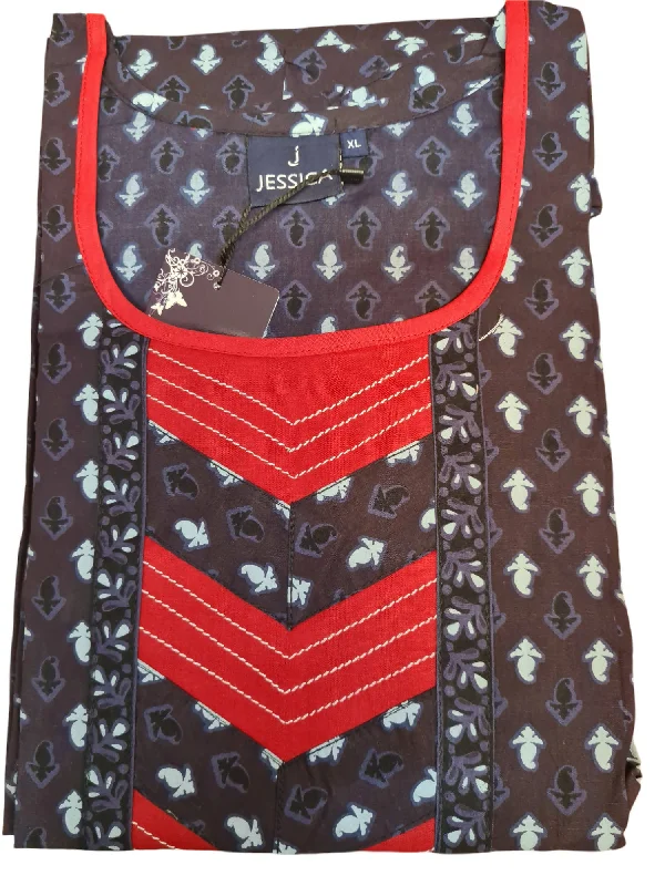 evening dress for charity runs-Elegant cotton nighties
