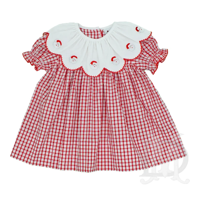 Party dress in original creation -St. Nick Scalloped Collar Dress