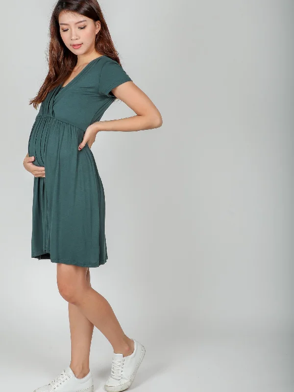Party dress that is stunning -Emerald Ribbon Dress