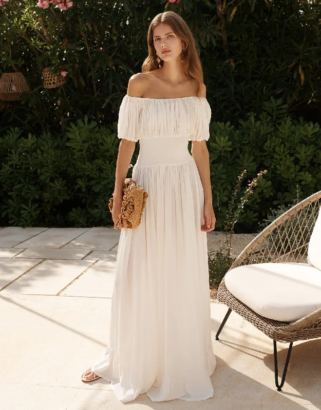 Party dress: care tips -Hestia Dress Soft White