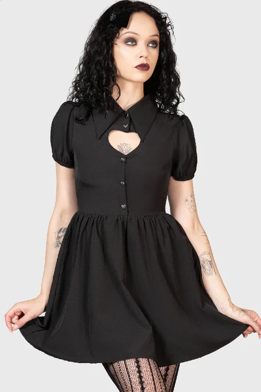 Party dress with a midi length -Fozia Dress