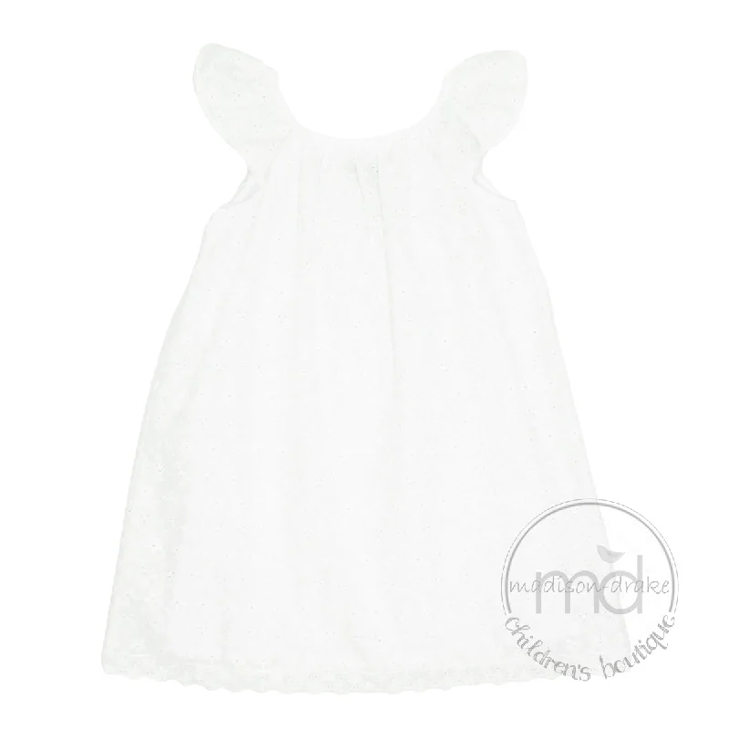 Party dress that is versatile -White Eyelet Dress