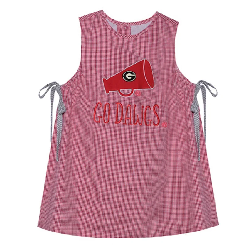 Party dress as seen on TV -UGA Applique Megaphone Dress