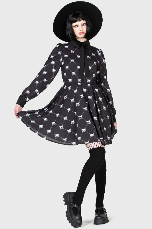 Party dress in original creation -Goth Bear Dress