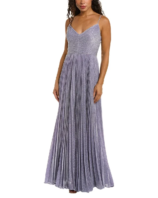 Party dress: shoe pairing -Halston Maycee Gown
