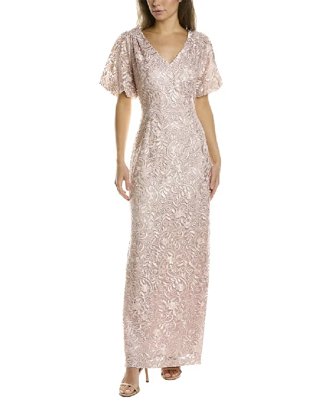Party dress with an open back -JS Collections River Gown